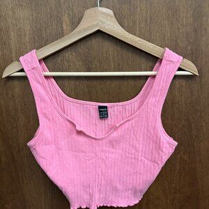 Pink Shein Crop Top